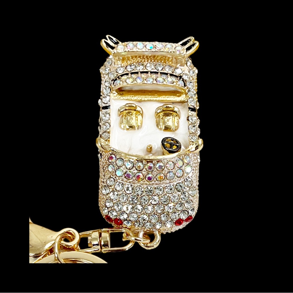 Luxury Bling Car Keychain | Rhinestone Crystal Key Ring - Picture 5 of 14